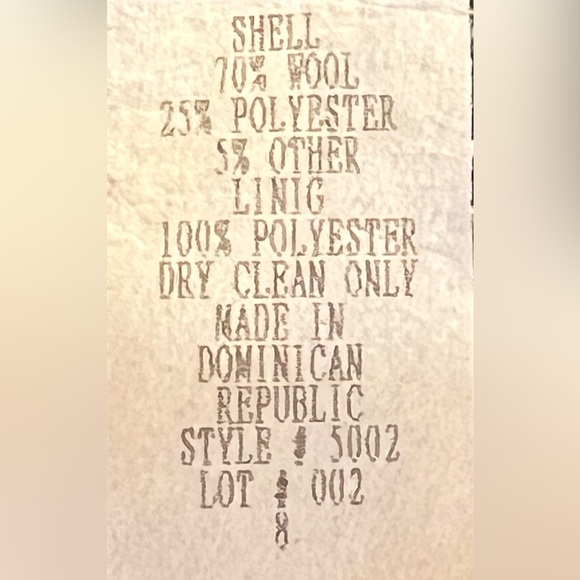 Vintage Paul Levy Plaid Wool Full Zip Blazer Jacket with Low Key Shoulder Pads. - Picture 6 of 10